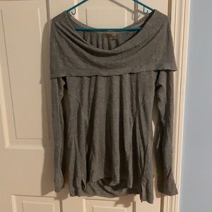 Zella long sleeve grey shirt large
